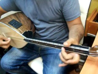 kısa sap ceviz ekolayzerli  bağlama