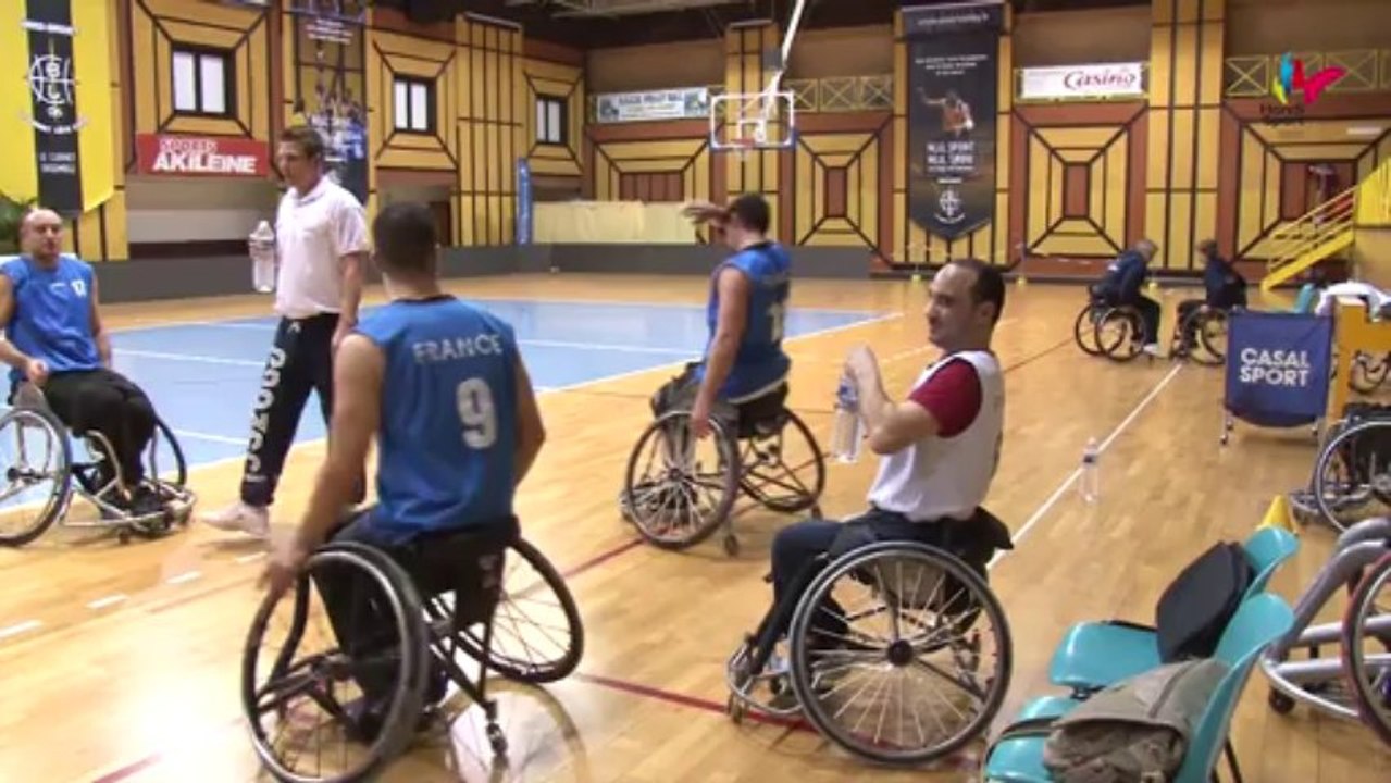 Handibasket - Ludovic Sarron, capitaine de l'Equipe de France