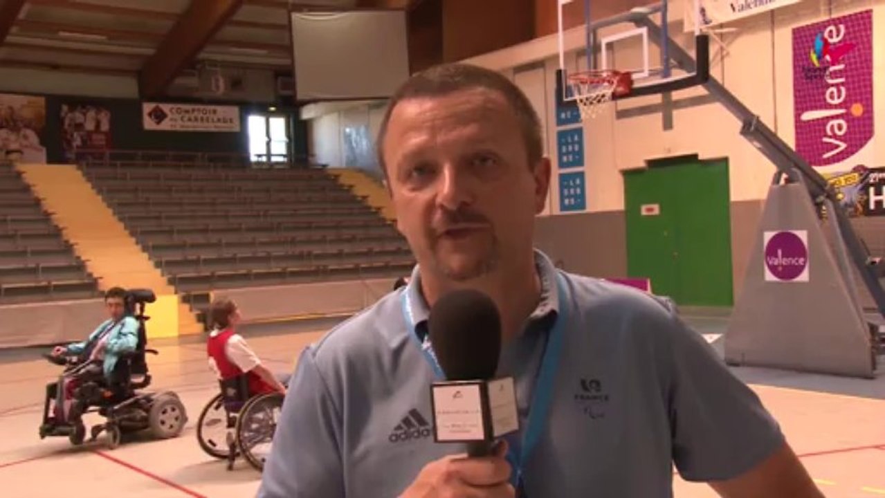 Jeux de l'Avenir - Hervé Leroy, arbitre de handibasket