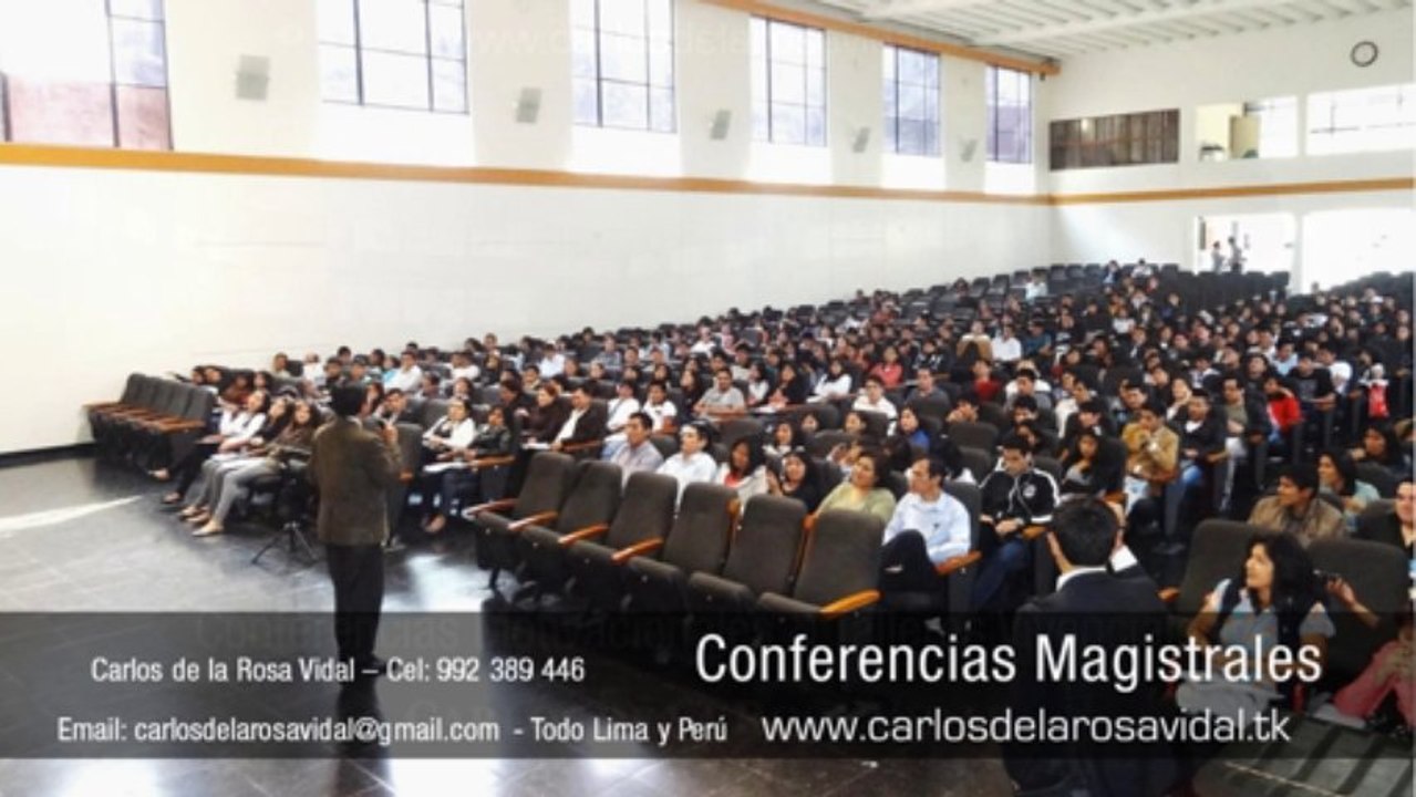 Expositor Especialista en temas de Liderazgo y Motivación