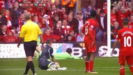ملخص مباراة ليفربول ضد ستوك سيتي 1-0