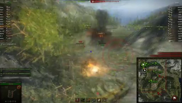 ИС7 и Patton против двух т62а.