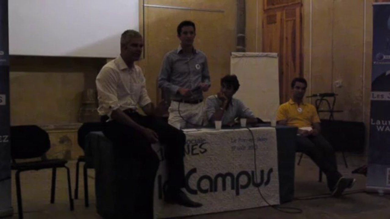 Campus des Jeunes de la Droite Sociale 2013 - ouverture des questions par Mickaël Camilleri [304]