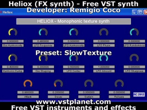 Heliox (FX synth) - Free VST synth - vstplanet.com