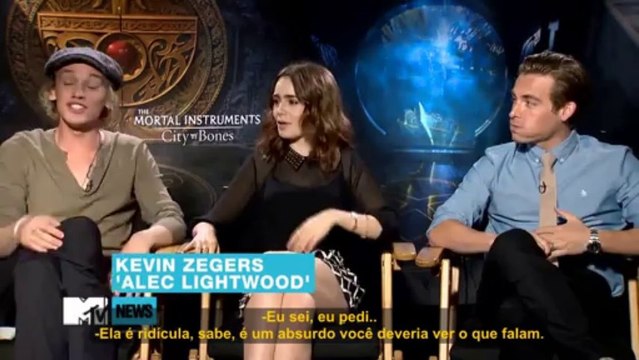 Entrevista com o elenco de Os Instrumentos Mortais: Cidade dos Ossos para MTV