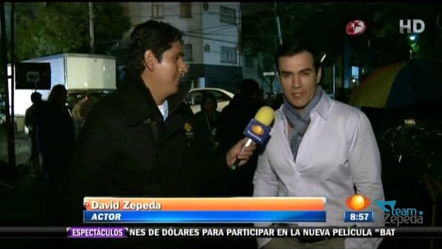 David Zepeda @davidzepeda1 asegura que su personaje se parece mucho a él
