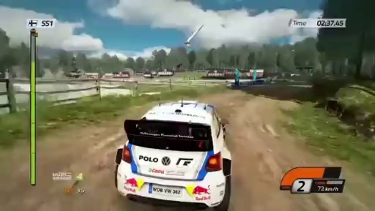 WRC 4 - Du gameplay en Finlande