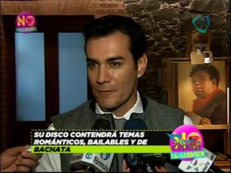 David Zepeda @davidzepeda1 habla sobre los temas que escucharemos en su disco