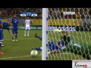 أغرب فرصة فى كأس القارات 2013