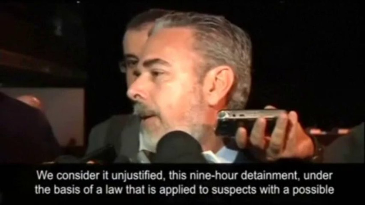 Partner of "The Guardian" Journalist Arrest in UK ENGLISH