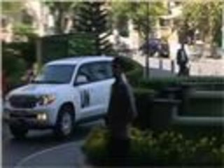 وصول وفد مفتشي الأمم المتحدة لدمشق