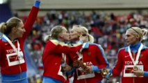 Troubled atheletics meet ends in Moscow
