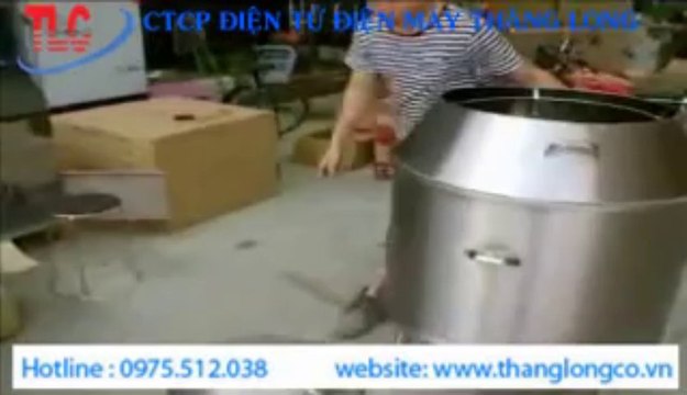 lò quay vịt giá rẻ, lò quay vịt dùng than, lu quay vịt inox - Thăng Long - 0975512038