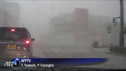 Erupción volcánica en Japón