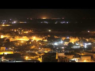 Night view of the Golden city of Rajasthan