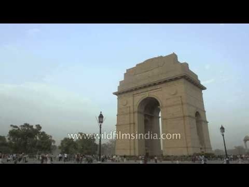 India Gate time lapse