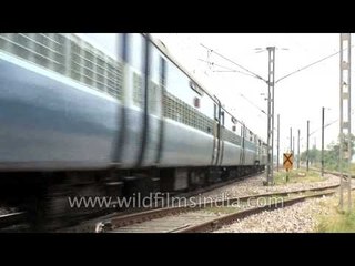 Train moving along at its top speed: Kerala Express