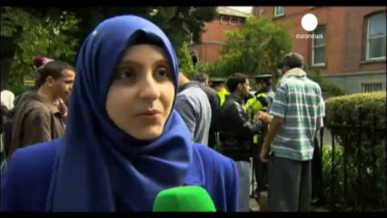 Mısır'da gözaltına alınan İrlandalılar için gösteri