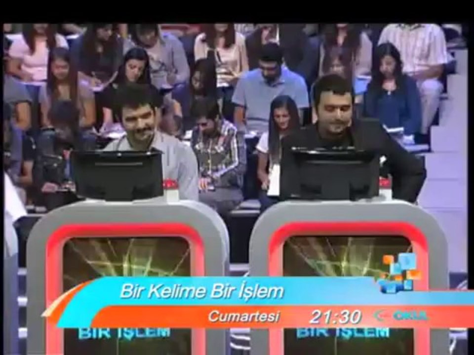 Yarışma programı Bir Kelime Bİr İşlem _Üniversite_, Cumartesi 21.30'da