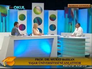 Yaşar Üniversitesi Rektörü Prof.Dr.Murat Barkan(1)