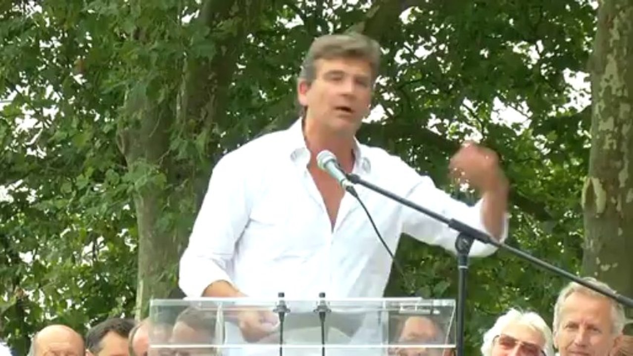 Discours d'Arnaud Montebourg Frangy 2013