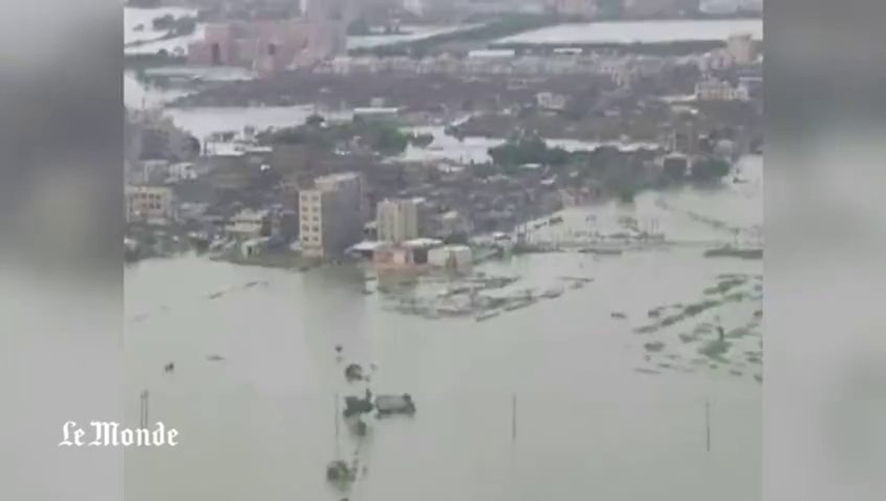 Chine : les inondations vues du ciel