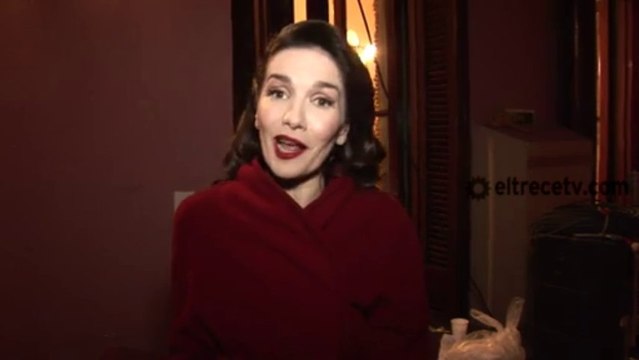 Filming of Solamente vos - scenes for ep 117 - Sandro + Natalia Oreiro