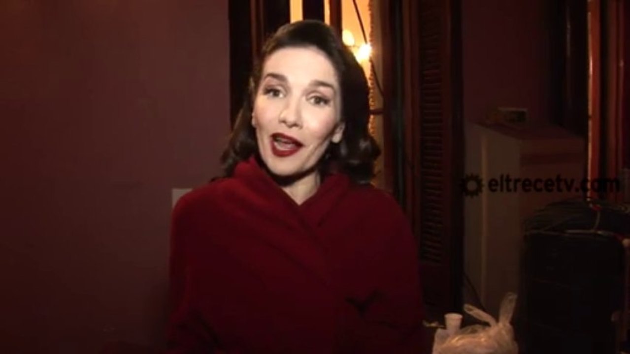 Filming of Solamente vos - scenes for ep 117 - "Sandro" + Natalia Oreiro