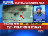 29th ceasefire violation in 12 days by Pakistan