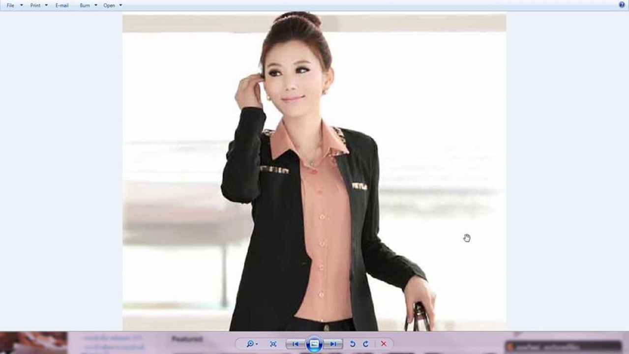 สูทสตรี นำเข้า สีดำ ไซส์L - พร้อมส่งTX5048 ราคา1250บาท