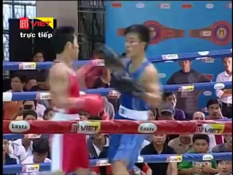 Boxing trận 1- Huỳnh Ngọc Tân (Quân khu 7) - Trần Đặng Thịnh (Quảng Ngãi)