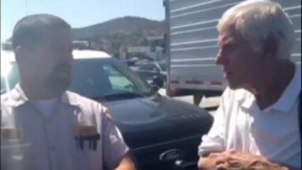 Dick Van Dyke escapes after car burst into flames in LA