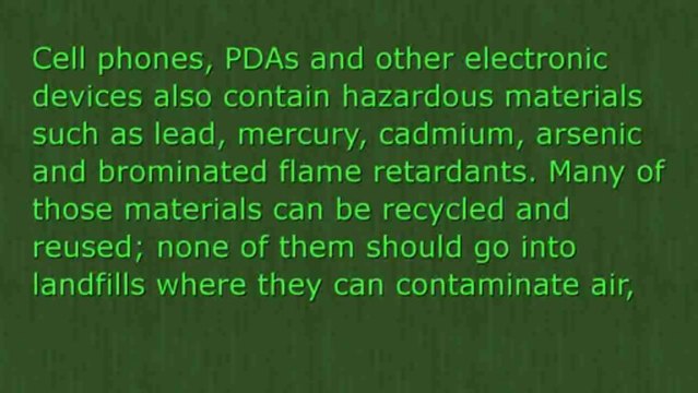 Recycling Cell Phones - Why Recycle Cell Phones?