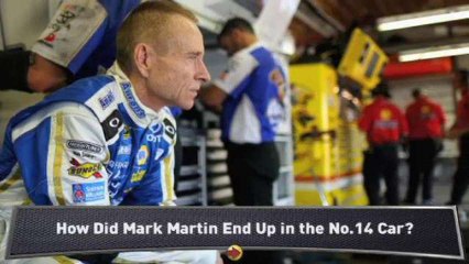 Mark Martin Taking Over for Tony Stewart