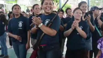 Mexican town creates female vigilante force