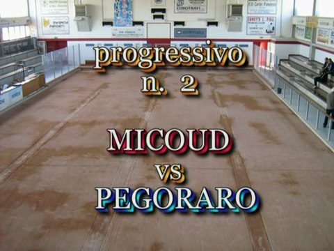Progressivi - Ziraldo (47/48) Vs Chirat (40/46) e Pegoraro (37/50) Vs Micoud (46/47)