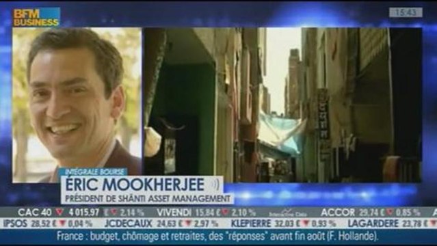 La crise financière frappe l'Inde : Eric Mookherjee et Benaouda Abdeddaïm dans Intégrale Bourse - 20/08
