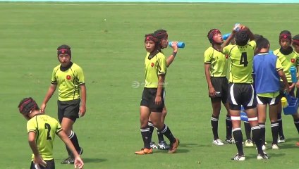 宮工ラグビー 一年生大会12人制 対延岡工業