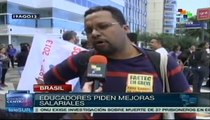 Profesores de Río de Janeiro exigen mejores condiciones laborales