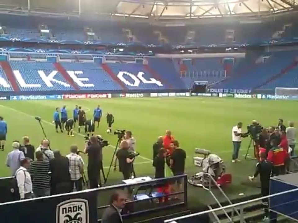 Προπόνηση ΠΑΟΚ στη "Βέλτινς Αρένα"