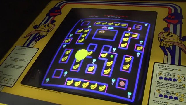 Classic Game Room - SUPER PAC-MAN arcade game review