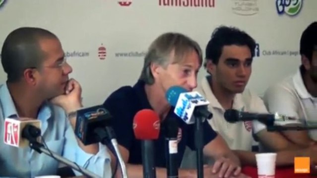 الندوة الصحفية الأولى لمدرب النادي الإفريقي آندريه كوستر