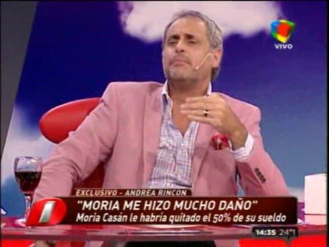 Pronto.com.ar Andrea Rincón y su vieja pelea con Moria
