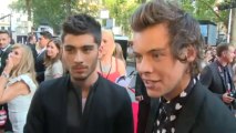 1D world premiere: Harry Styles and Zayn Malik interview
