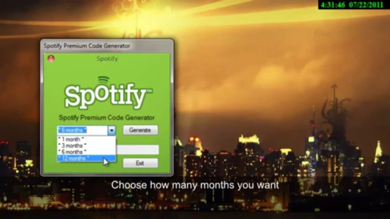 [✔Working August 2013] Spotify Premium Code Generator