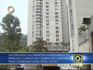 Autoridades allanaron apartamento de capitán de corbeta en La Boyera