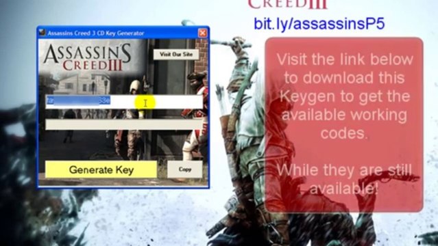 Assassins Creed 3 CD Key Generator Free Download