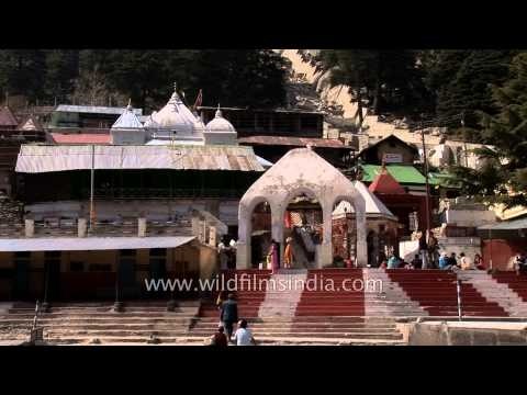 Religious proceedings at the procession: Gangotri temple