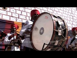 Garhwal Rifles at the Gangotr Winter procession to Mukhba