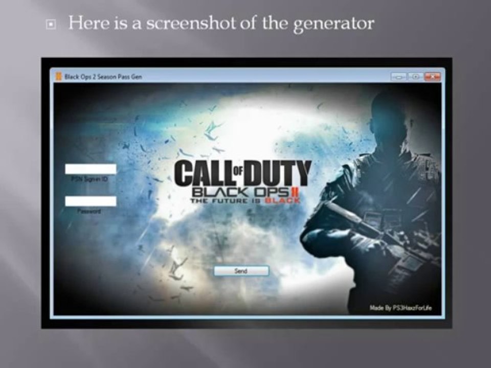 Latest july Black Ops 2 Psn Season Pass Generator